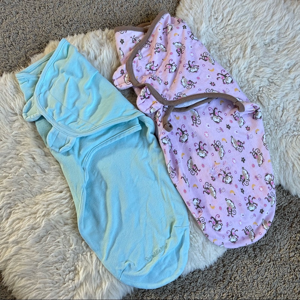 Bundle of 2️⃣ SwaddleMe Velcro Swaddles | 0-3 mo | 7-14 lbs